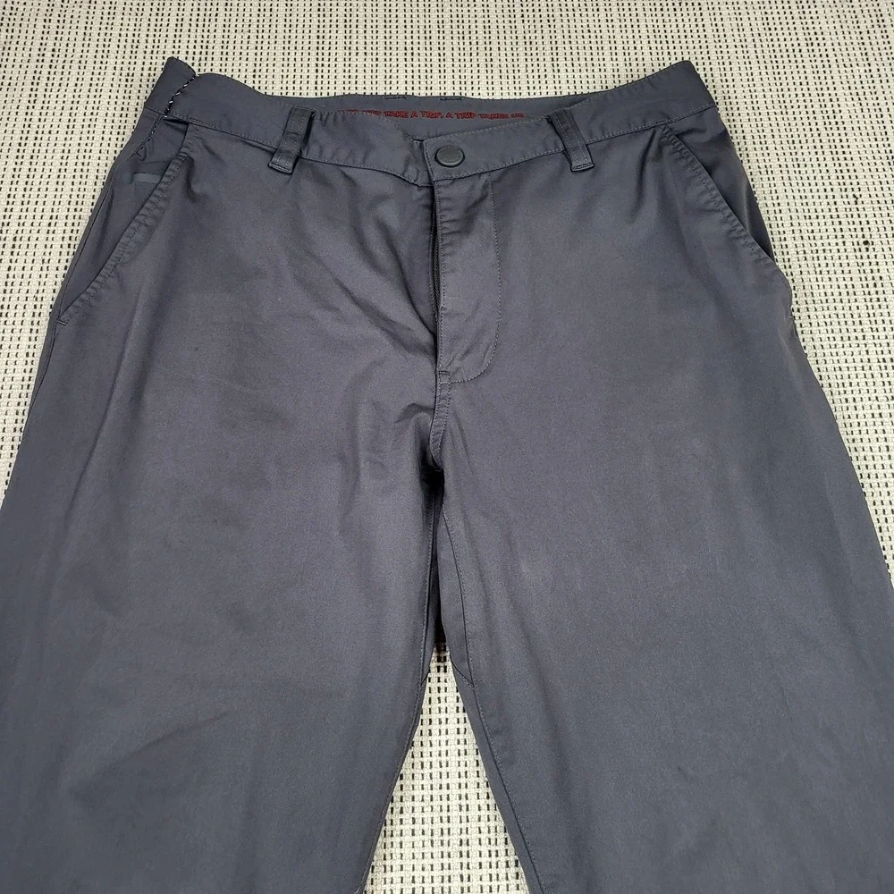 Rhone Pants Mens 30x31 Gray Lightweight Performance Chino‎ Casual Pockets